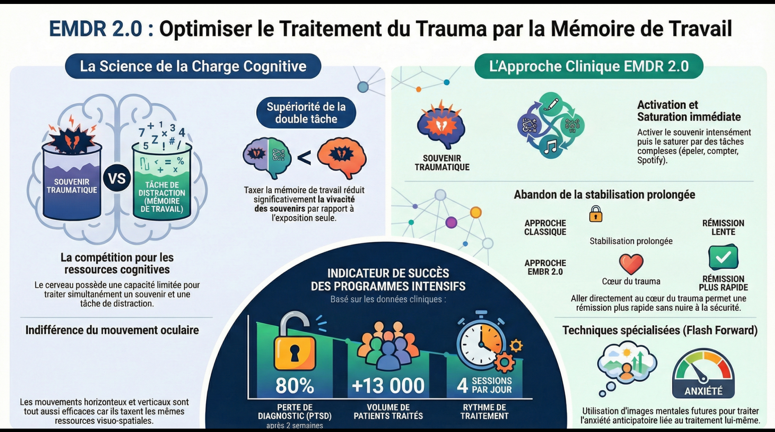 Optimiser le traitement du trauma avec l'EMDR 2.0
